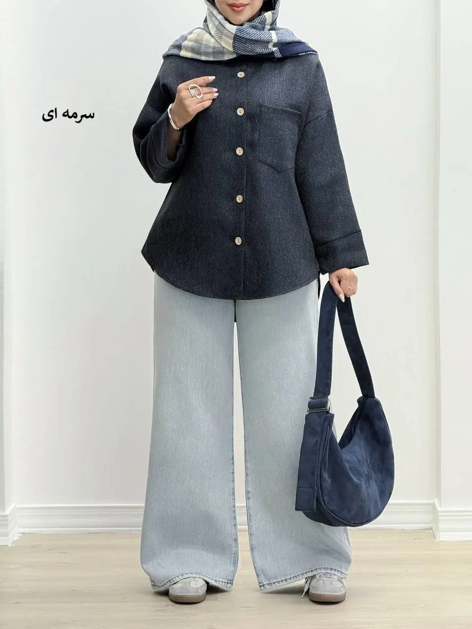 7508-شومیز پاییزه موکا